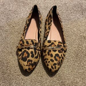 Leopard Print Women's Loafers